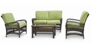 Martha Stewart Living Lanfair 4 Piece Conversation Set Pc 233 234 080 Home Depot Canad Modern Patio Furniture Patio Lounge Furniture Modern Outdoor Patio