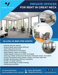 Individual Office Space For Rent In Great Neck Usa Coworking Office Space Office Space Cool Office Space