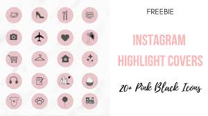 Maybe you would like to learn more about one of these? Free Instagram Highlight Covers Pink Black Cappuccino And Fashion
