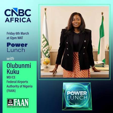 Join The Managing Director/CE FAAN Mrs Olubunmi Kuku, at ...