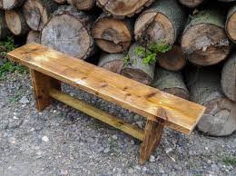 Reclaimed Scaffold Board Rustic Simple Wood Bench Scaffold Boards Scaffolding Wood Bench