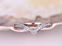 Curved Wedding Band V Shape Wedding Band Half Eternity Curved Etsy Curved Wedding Band Gold Wedding Band Womens Engagement Rings