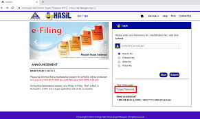 How To Reset Lhdn E Filing Password The Money Magnet