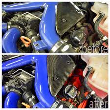Some Before And After Shots Of Audi B5 S4 We Powder Coated In House The Valve Covers In Textured Red And Intake Manifold In Satin Blac Valve Cover Audi Auto