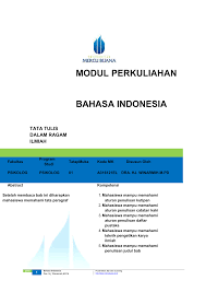Tiap awal kata ditulis dengan huruf kapital. Contoh Penulisan Judul Karya Ilmiah Sesuai Eyd Masnurul