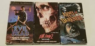 The Evil Dead Trilogy Vhs Evil Dead Evil Dead 2 Army Of Darkness Horror Evil Dead Trilogy Evil Dead
