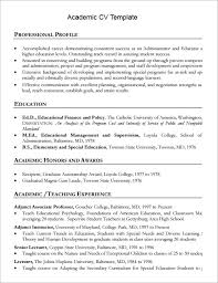 What's the point of a cv? Academic Cv Template Word