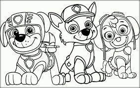 Keep your kids busy doing something fun and creative by printing out free coloring pages. Paw Patrol Colouring Image