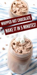 3 Ingredients Are All You Need To Make This Whipped Hot Chocolate You Only Need A Few Minutes To En 2020 Idee Recette Dessert Recettes De Cuisine Cuisine Et Boissons
