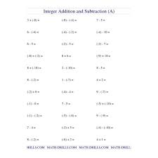 Get a speedy grasp of integer's fluency with integers worksheets for grade 6.the mastery and functioning of natural numbers and their negatives is of great use to young mathematicians, both in advanced math concepts and in real life. Free Math Worksheet Integer Addition And Subtraction Range To Integers Worksheets 7th Free Math Worksheets 7th Grade Integers Worksheets Grade 5 Math Syllabus Prep Worksheets Free Dilution Math Problems Everyday Math Cards