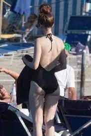 Lily collins ass