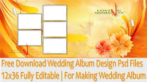 When editing your wedding photo album design, please remember that all of our templates are fully customizable, so feel free to design it to your own liking. Free Download Wedding Album Design Psd Files 12x36 Fully Editable For Wedding Album Design Photo Album Design Wedding Photo Album Layout