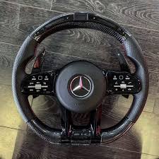 Click On The Picture For More Beautifully Made Custom Steering Wheel For Mercedes Benz By Carboncartelco With Carbon Fib Amg Car Mercedes Car Car Wheels