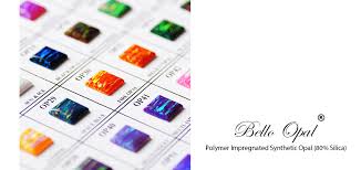 Bello Opal Color Chart B Cut Sanwa Pearl Gems Ltd
