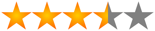 Image result for 3.5 stars