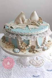 Vintage Blue Hat Box Hat Box Cake Cake Cakes For Women
