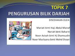 Apakah yang dimaksudkan dengan pengurusan bilik darjah???? Topik 7 Pengurusan Bilik Darjah Ppt Download