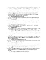 West Coast University Nurs 307 Pediatrics Exam Questions And Answers Complete In 2021 Peds This Or That Questions Exam Prayer