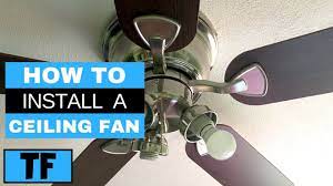The harbor breeze fan remote is not 6. Harbor Breeze Ceiling Fan From Lowes Installation Steps Diy How To Replace Old Fan Youtube