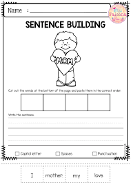 May Sentence Building Has 30 Pages Of Sentence Building Worksheets This Product Will Teach Child Sentence Building Sentence Building Worksheets Kids Classroom