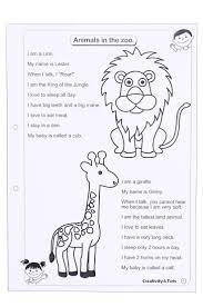 Zoo Animals Worksheet This Worksheet Is Designed To Teach The Child About Zoo Animals The Worksheet Animal Worksheets Zoo Animals Kindergarten Worksheets