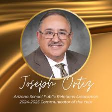 Congratulations to our very own Joseph Ortiz, Tolleson Union High School  District Director of Communications! He was named Communicator of the Year  by the Arizona School Public Relations Association! The PR Department