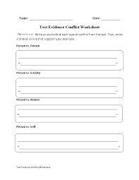 Text Evidence Worksheets Text Evidence Citing Textual Evidence Citing Text Evidence