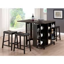 This Would Be Nice In The Rec Room Baxton Studio Aurora 5 Piece Modern Pub Table Set With Cabinet Base Pub Table Sets Modern Pub Table Indoor Bistro Table
