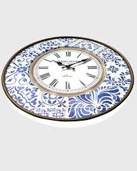 Check spelling or type a new query. Shabby Chic Wall Clock In White And Blue Marine Style Mobili Rebecca