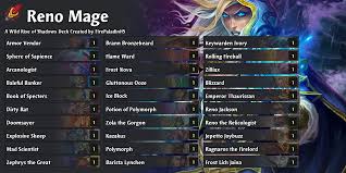 Here you can find our latest mage decks for the latest hearthstone expansion: Legendary Reno Dk Mage Rise Of Shadows Hearthstone Decks Out Of Cards