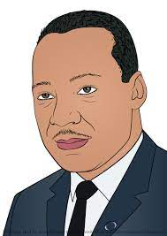 Learn How To Draw Martin Luther King Jr Celebrities Step By Step Drawing Tutorials Martin Luther King Jr King Jr Martin Luther King