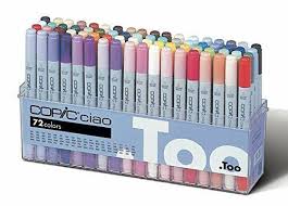 New Too Copic Ciao Markers Sketch 72 72 Colors Set A Free Shipping From Japan Copic Ciao Artist Markers Sketch Markers