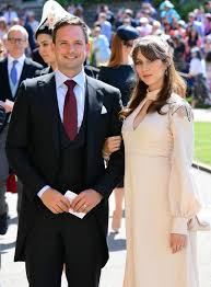 As popsugar editors, we independently select and write about stuff we love and think you'll like too. Suits Cast Members Patrick J Adams And Sarah Raffety Arrive At Royal Wedding