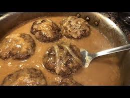 Hamburger Steak By The Cajun Ninja Youtube Hamburger Steak Hamburger Steak Recipes Cajun Dishes