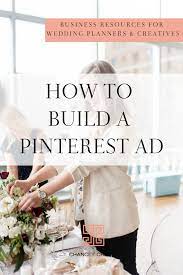 Top Two Aspects Of A Successful Pinterest Ad For Wedding Planners Wedding Planner Wedding Planner Resources Wedding Business