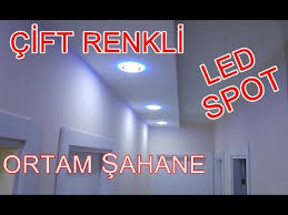 Daha canlı ışığa ihtiyaç duyulan mutfak ve banyo gibi yaşam alanlarında güçlü aydınlatma modelleri tercih ediliyor. Cift Renk Led Spot Nasil Yapilir Iki Renk Led Panel Spot Montaji Youtube