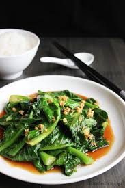 Stir Fried Kailan With Garlic And Oyster Sauce Recipe Veggie Dishes Nutrition Recipes Easy Stir Fry Recipes