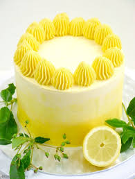Lemon Ombre Layer Cake With Lemon Curd Filling Recipe In 2020 Lemon Curd Filling Lemon Birthday Cakes Lemon Curd