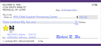 A money order is like a check, but the funds are prepaid. Nys Dcss Noncustodial Parent Services