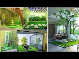 The middle section may be open to communal living areas while a wing to one side may house courtyard homes may just be the perfect home design! Modern Courtyard House Interior Design Ideas Home Indoor Garden Ideas Landscape Garden Design Youtube