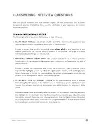 Also, to enhance occupational opportunities i should read the job. Interview Guide