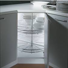 Lazy Susans Hafele Revolving Full Round Lazy Susan 2 Steel Wire Shelves Kitchensource Com Corner Kitchen Cabinet Round Shelf Kitchen Design