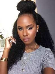 Natural Curls Top Knot Bun Gorgeous Hair Natural Hair Styles Natural Hair Inspiration