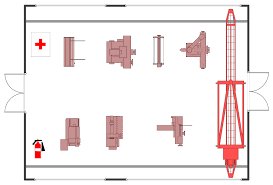 Machines And Equipment Layout Design Floor Plans Warehouse Layout