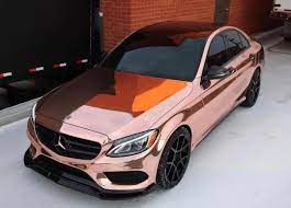 How much does it cost to paint a car? Wrappermapper Com On Instagram Gorgeous Rose Gold Wrap By Inzenskin Rose Gold Car Vinyl Wrap Car Gold Wrap