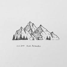 Mountains Mountain Drawing Mountain Tattoo Mountain Range Drawing