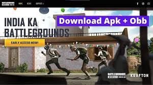The download banner of the popular battle royale game consisted of two links, one labelled google play store and the other a direct apk file download link. Go Nhkmgpjezm
