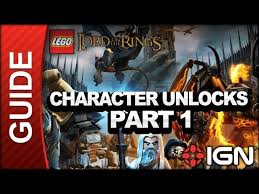 Run through the race rings on top of the. Lego The Lord Of The Rings Character Unlocks Guide Part 1 Youtube