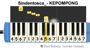 Kepompong Sindentosca Not Pianika Youtube