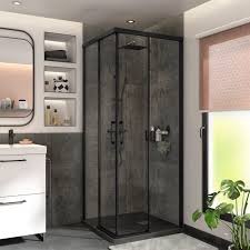 Luogo che accoglie tutta la famiglia e decisamente sfruttato va scelto in base alle misure, il materiale di costruzione e le finiture che seguano i gusti personali e l'arredamento della stanza da bagno. Box Doccia Quadrato Scorrevole Remix 80 X 80 Cm H 195 Cm In Vetro Temprato Spessore 8 Mm Trasparente Nero Prezzo Online Leroy Merlin Box Doccia Doccia Doccia Idromassaggio